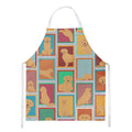 Lots of Golden Retriever Apron Cooking Kitchen Server Baking Crafts Gardening for Adult Women Men, Unisex, Large, Multicolor