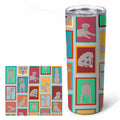 Lots of Grey Labrador Retriever Stainless Steel Skinny Tumbler 20 oz Vacuum Double Walled Reusable Insulated Travel Cup