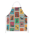 Lots of Black and Tan Chihuahua Apron Cooking Kitchen Server Baking Crafts Gardening for Adult Women Men, Unisex, Large, Multicolor