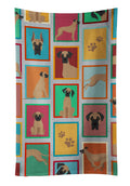 Lots of Fawn Great Dane Kitchen Towel Velour Plush Front and Cotton Loop Back Machine Washable