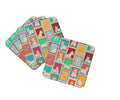 Lots of Wheaten Scottish Terrier Foam Coasters Set of 4 Cup Coasters for Indoor Outdoor, Tabletop Protection, Anti Slip, Mouse pad Material