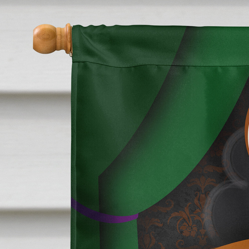 Sphynx Cat Halloween House Flag 28x40 Porch Sleeve Pole Decorative Outside Yard Banner Artwork Wall Hanging, Polyester