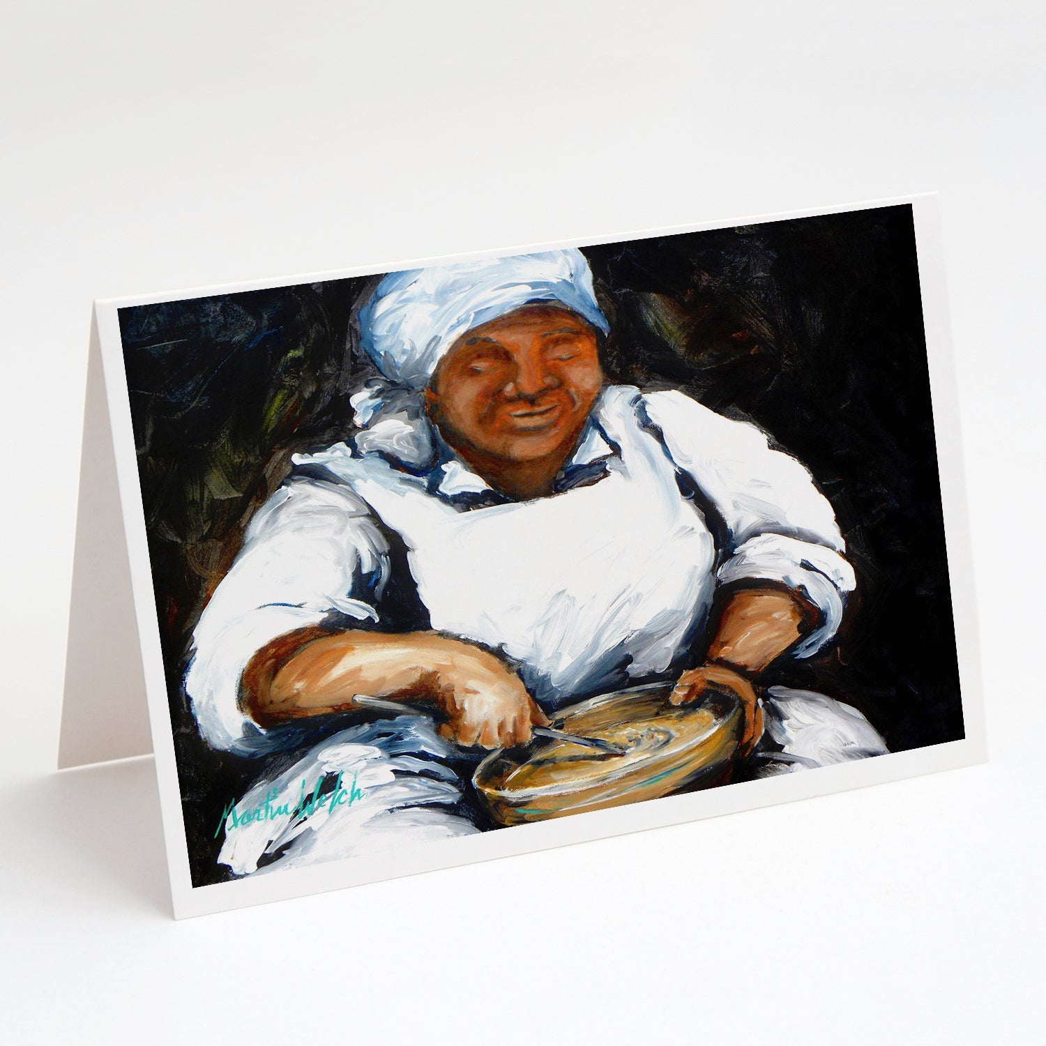 Hot Water Cornbread  Greeting Cards Pack of 8 Blank Cards with Envelopes Whimsical A7 Size 5x7