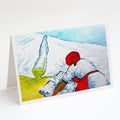 Must Be Monday Greeting Cards Pack of 8 Blank Cards with Envelopes Whimsical A7 Size 5x7