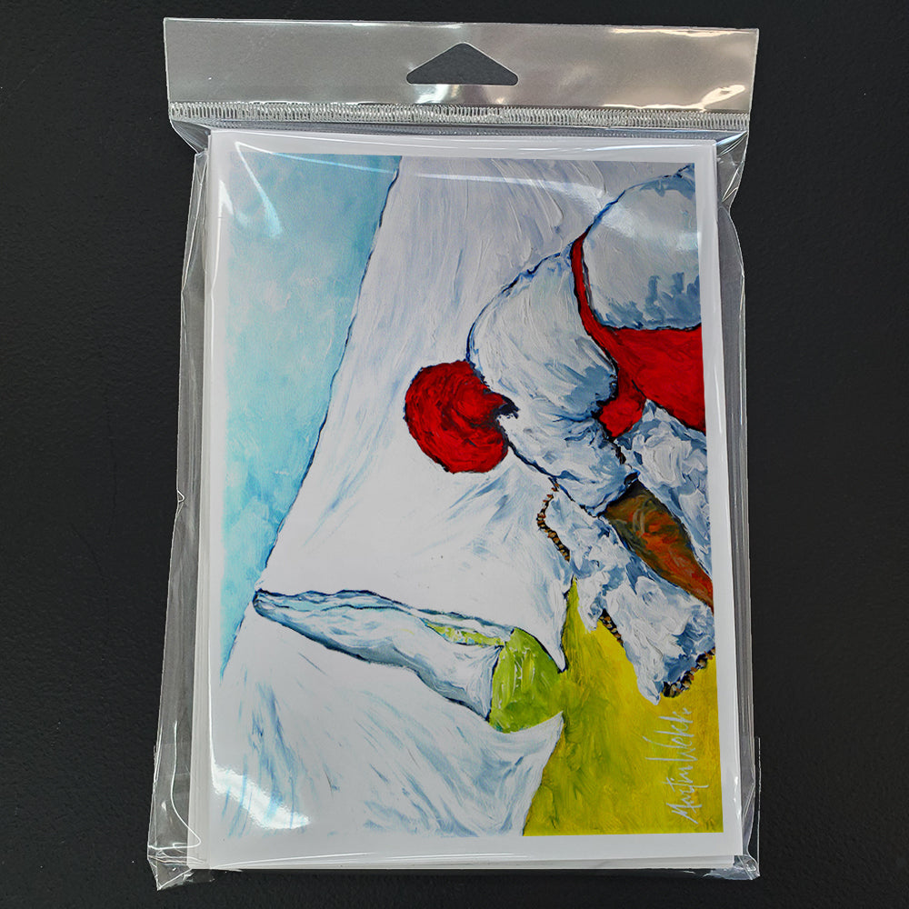 Must Be Monday Greeting Cards Pack of 8 Blank Cards with Envelopes Whimsical A7 Size 5x7
