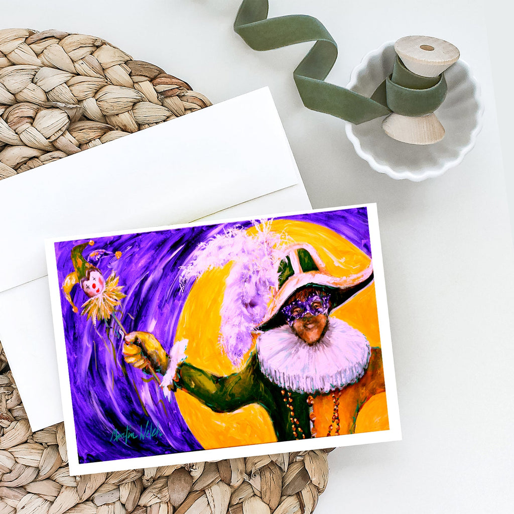Mardi Gras Hey Mister Greeting Cards Pack of 8 Blank Cards with Envelopes Whimsical A7 Size 5x7