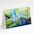 St Louis Cathedrial Across the Square Greeting Cards Pack of 8 Blank Cards with Envelopes Whimsical A7 Size 5x7