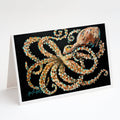Eye On You Octopus Greeting Cards Pack of 8 Blank Cards with Envelopes Whimsical A7 Size 5x7