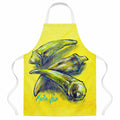 Three to Get Ready Okra Apron Cooking Kitchen Server Baking Crafts Gardening for Adult Women Men, Unisex, Large, Multicolor