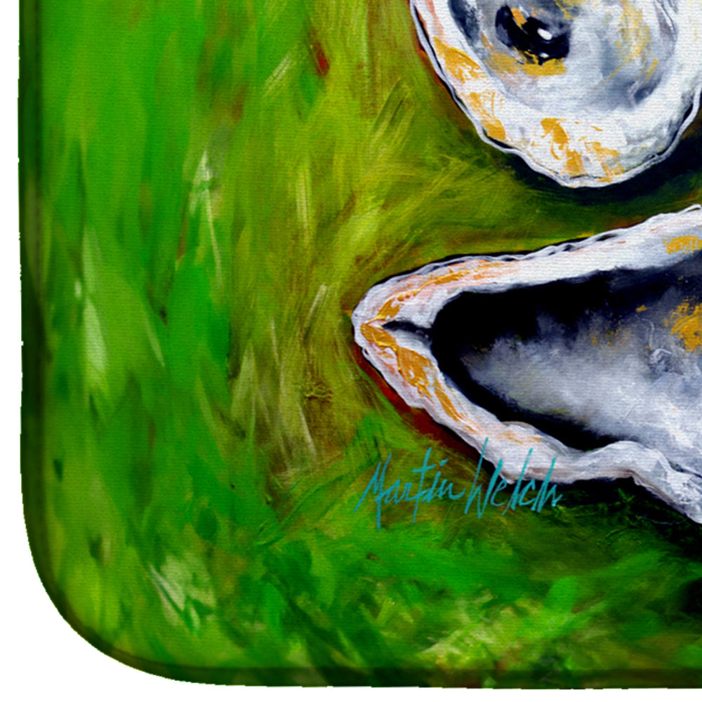 All Shucked Oysters Dish Drying Mat Absorbent Dish Drying Mat Pad for Kitchen Counter Dish Drainer Mat for Countertop, 14 x 21", Multicolor