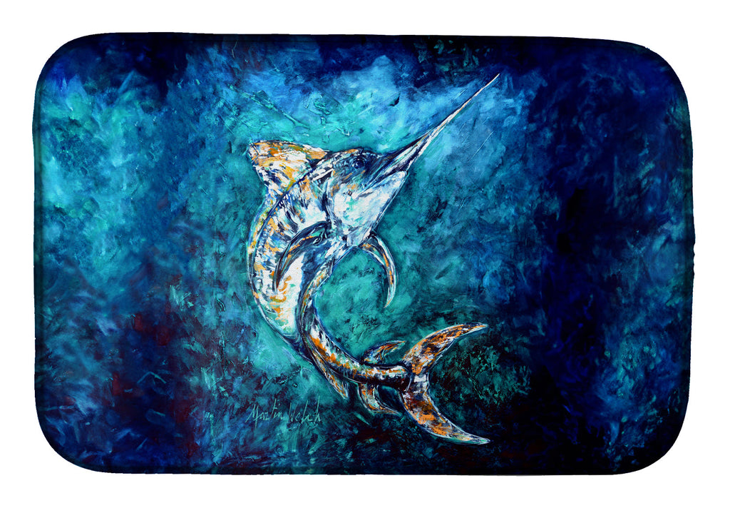 American Marlin Dish Drying Mat Absorbent Dish Drying Mat Pad for Kitchen Counter Dish Drainer Mat for Countertop, 14 x 21", Multicolor