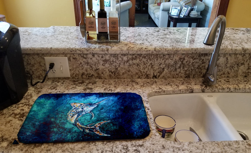 American Marlin Dish Drying Mat Absorbent Dish Drying Mat Pad for Kitchen Counter Dish Drainer Mat for Countertop, 14 x 21", Multicolor