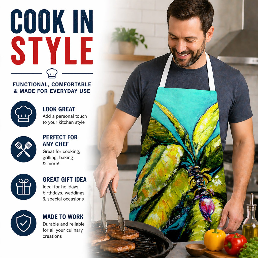 Baby Nanners Apron Cooking Kitchen Server Baking Crafts Gardening for Adult Women Men, Unisex, Large, Multicolor