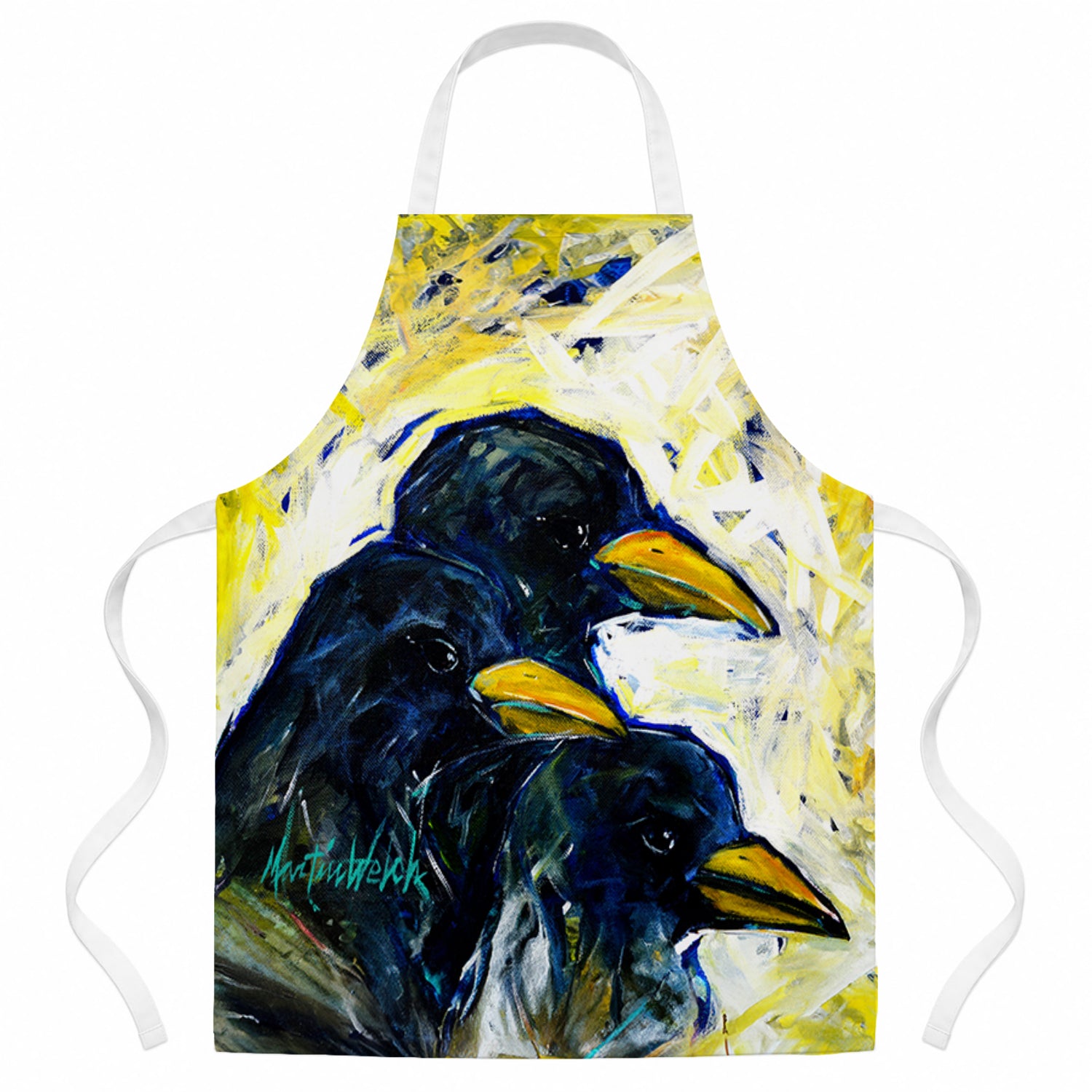 Baked In A Pie Crows Apron Cooking Kitchen Server Baking Crafts Gardening for Adult Women Men, Unisex, Large, Multicolor