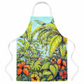 Banana Cabana Apron Cooking Kitchen Server Baking Crafts Gardening for Adult Women Men, Unisex, Large, Multicolor