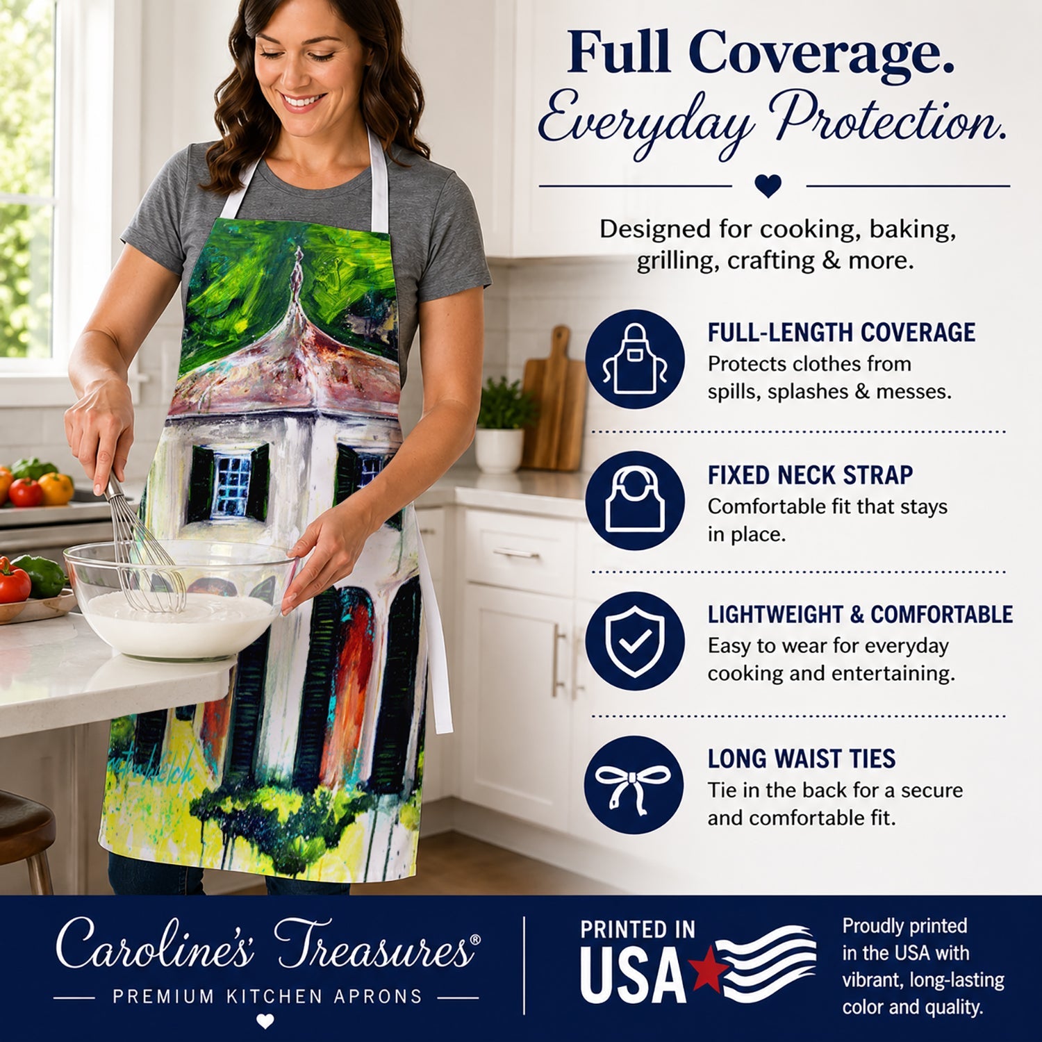 Batchelors Pad Garsoniere Apron Cooking Kitchen Server Baking Crafts Gardening for Adult Women Men, Unisex, Large, Multicolor
