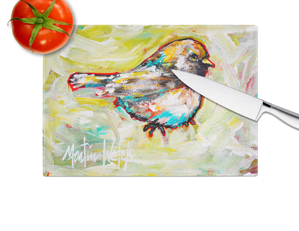 Be Winkin Cutting Board Tempered Glass Kitchen Cutting Surface, Heat Resistant Chopping, Non-Slip Feet, Food Prep & Serving