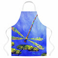 Blue Dragonfly Apron Cooking Kitchen Server Baking Crafts Gardening for Adult Women Men, Unisex, Large, Multicolor