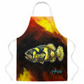 Bumblebee Fish Apron Cooking Kitchen Server Baking Crafts Gardening for Adult Women Men, Unisex, Large, Multicolor