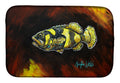 Bumblebee Fish Dish Drying Mat Absorbent Dish Drying Mat Pad for Kitchen Counter Dish Drainer Mat for Countertop, 14 x 21", Multicolor