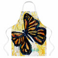Butterfly Breeze Apron Cooking Kitchen Server Baking Crafts Gardening for Adult Women Men, Unisex, Large, Multicolor