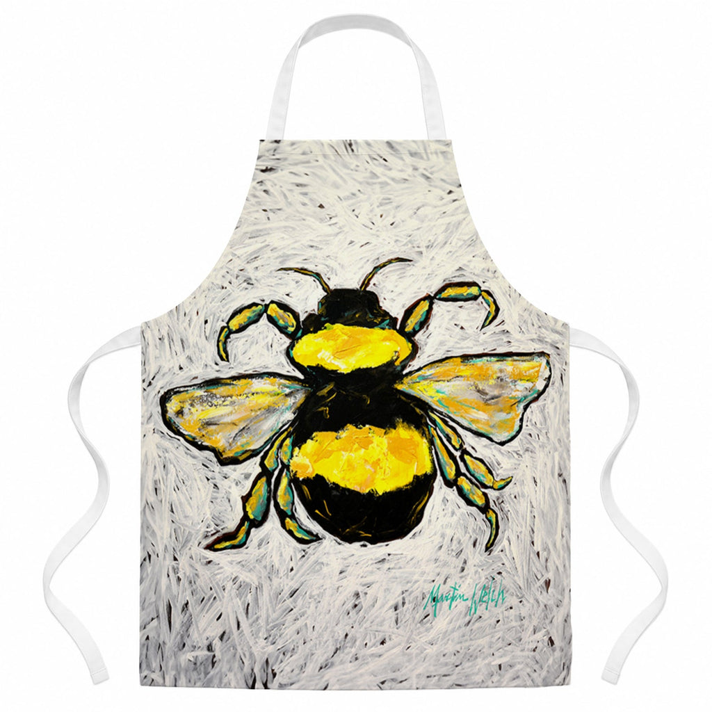 Buzzbee Bumblebee Apron Cooking Kitchen Server Baking Crafts Gardening for Adult Women Men, Unisex, Large, Multicolor