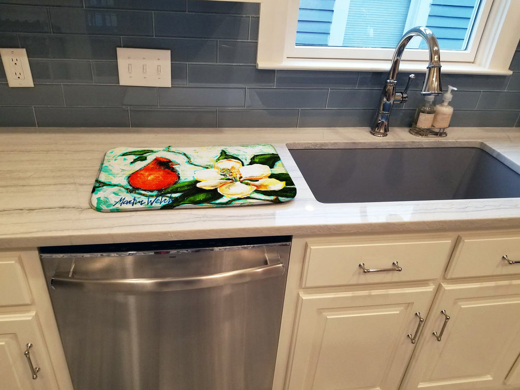 Cardinal Aqua Dish Drying Mat Absorbent Dish Drying Mat Pad for Kitchen Counter Dish Drainer Mat for Countertop, 14 x 21", Multicolor