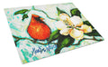 Cardinal Aqua Cutting Board Tempered Glass Kitchen Cutting Surface, Heat Resistant Chopping, Non-Slip Feet, Food Prep & Serving
