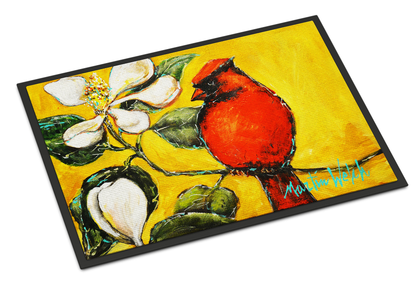 Cardinal Ochre Doormat Indoor Outdoor 18H X 27W Front Door Mat Rugs for Entryway, Non Slip Washable