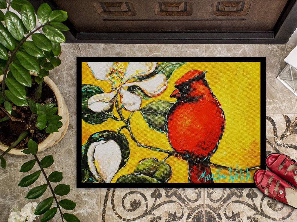 Cardinal Ochre Doormat Indoor Outdoor 18H X 27W Front Door Mat Rugs for Entryway, Non Slip Washable