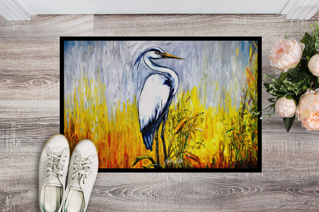 Cattin Around Heron Doormat Indoor Outdoor 24H X 36W Front Door Mat Rugs for Entryway, Non Slip Washable Low Pile,