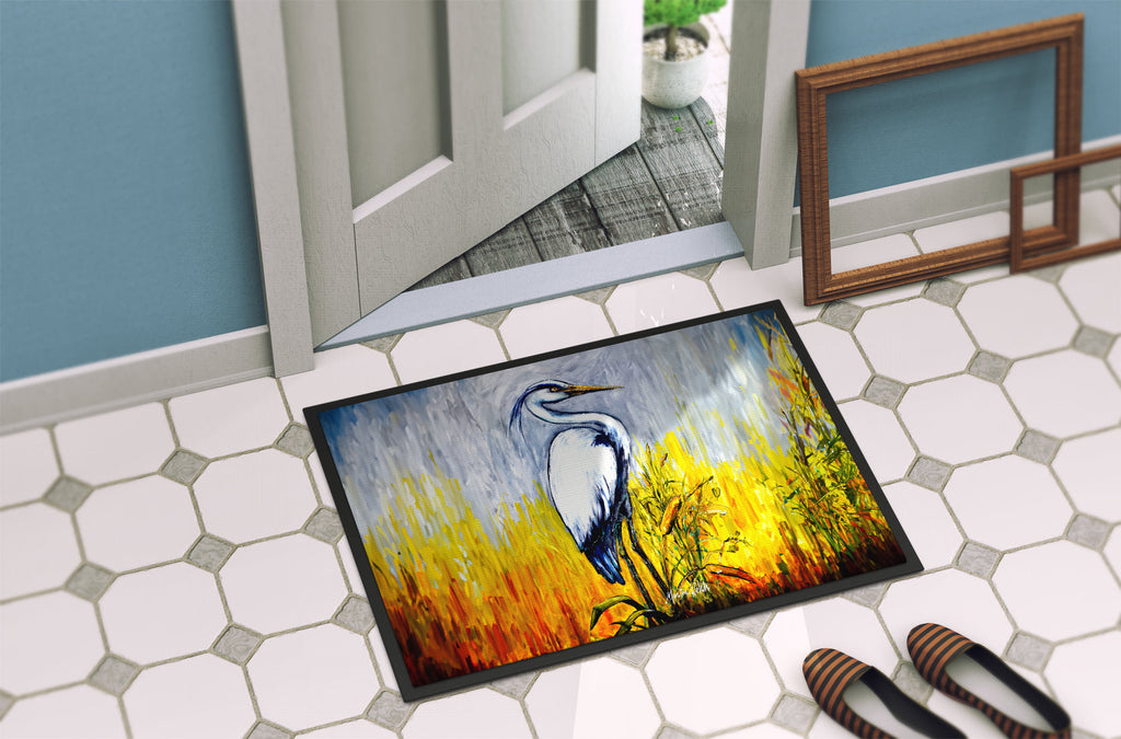 Cattin Around Heron Doormat Indoor Outdoor 18H X 27W Front Door Mat Rugs for Entryway, Non Slip Washable