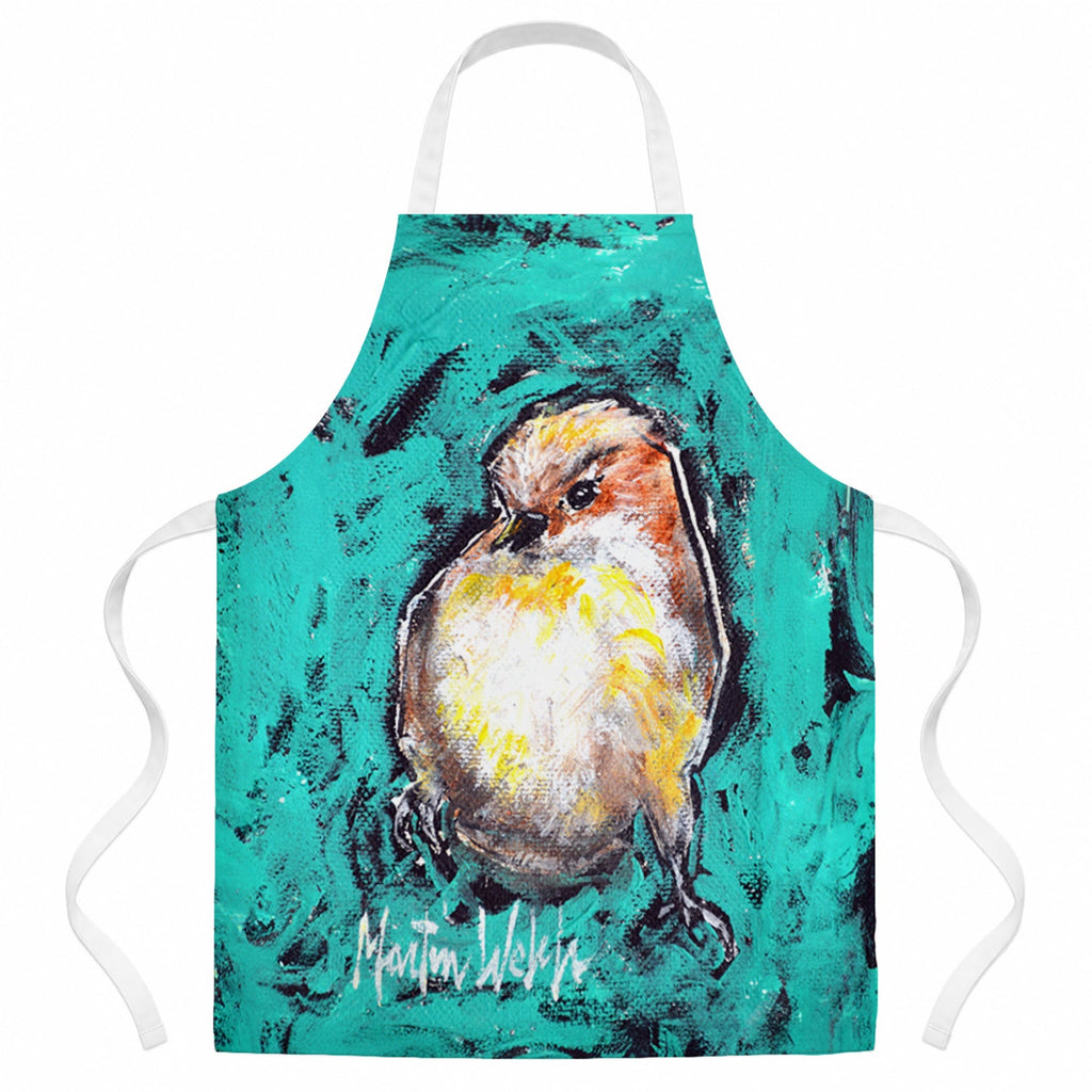 EeewH Bird Apron Cooking Kitchen Server Baking Crafts Gardening for Adult Women Men, Unisex, Large, Multicolor