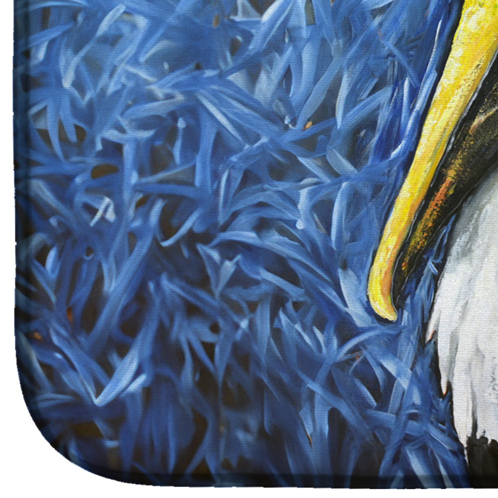 Fierce Pelican Dish Drying Mat Absorbent Dish Drying Mat Pad for Kitchen Counter Dish Drainer Mat for Countertop, 14 x 21", Multicolor