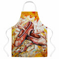 First Step Ballet Shoes Apron Cooking Kitchen Server Baking Crafts Gardening for Adult Women Men, Unisex, Large, Multicolor
