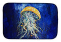 Free Fall Jellyfish Dish Drying Mat Absorbent Dish Drying Mat Pad for Kitchen Counter Dish Drainer Mat for Countertop, 14 x 21", Multicolor