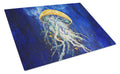Free Fall Jellyfish Cutting Board Tempered Glass Kitchen Cutting Surface, Heat Resistant Chopping, Non-Slip Feet, Food Prep & Serving