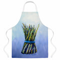 Fresh Bunch Asparagus Apron Cooking Kitchen Server Baking Crafts Gardening for Adult Women Men, Unisex, Large, Multicolor