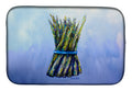 Fresh Bunch Asparagus Dish Drying Mat Absorbent Dish Drying Mat Pad for Kitchen Counter Dish Drainer Mat for Countertop, 14 x 21", Multicolor