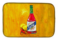 Got Sauce Hot Sauce Dish Drying Mat Absorbent Dish Drying Mat Pad for Kitchen Counter Dish Drainer Mat for Countertop, 14 x 21", Multicolor