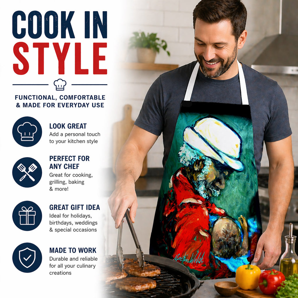 Grand Pappy and Baby Apron Cooking Kitchen Server Baking Crafts Gardening for Adult Women Men, Unisex, Large, Multicolor