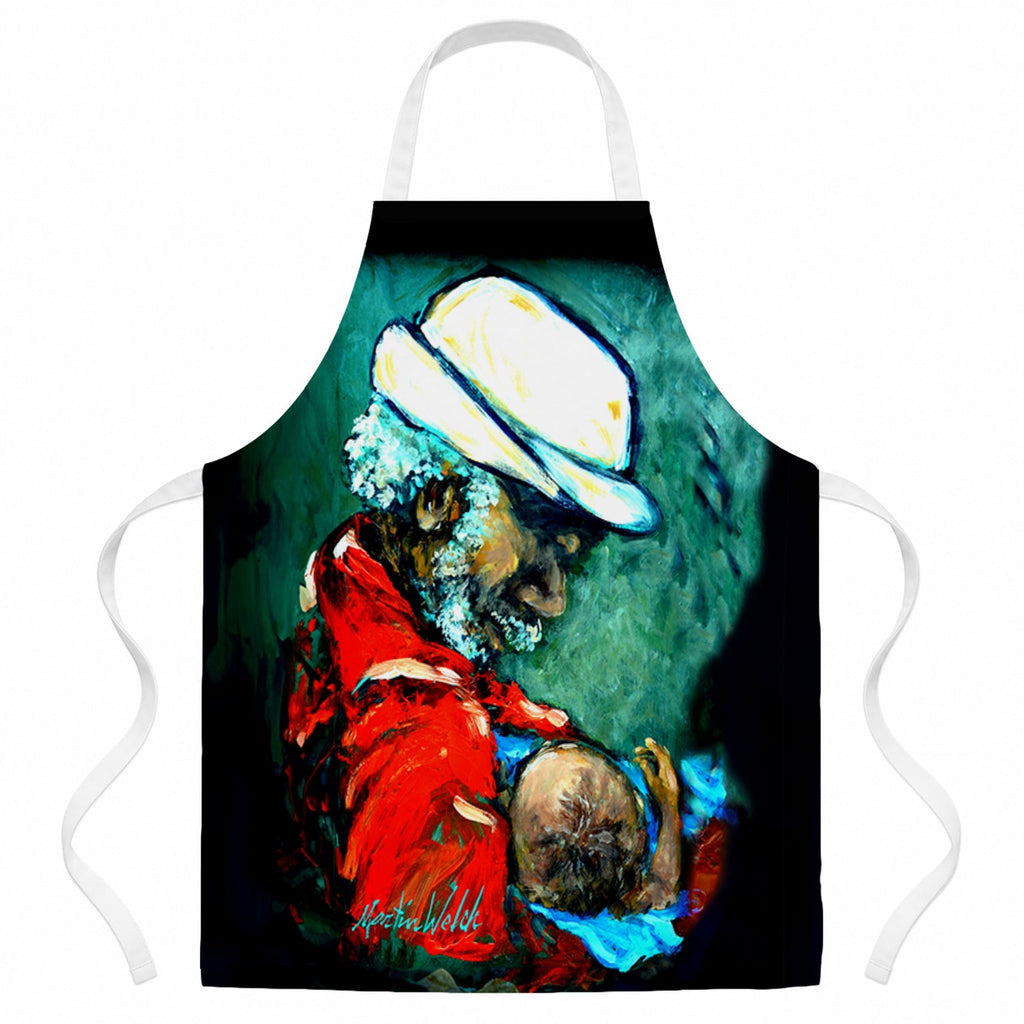 Grand Pappy and Baby Apron Cooking Kitchen Server Baking Crafts Gardening for Adult Women Men, Unisex, Large, Multicolor