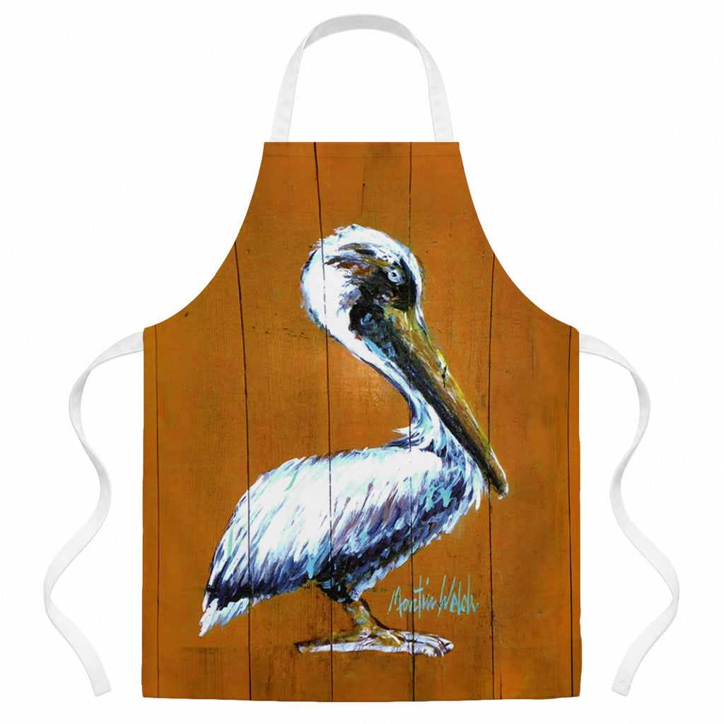 Hangin In Pelican Apron Cooking Kitchen Server Baking Crafts Gardening for Adult Women Men, Unisex, Large, Multicolor