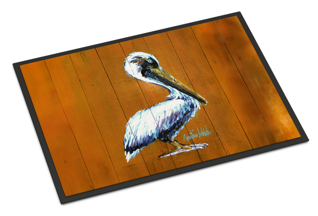 Hangin In Pelican Doormat Indoor Outdoor 18H X 27W Front Door Mat Rugs for Entryway, Non Slip Washable