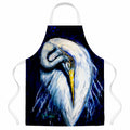 Heron Freshen Up Apron Cooking Kitchen Server Baking Crafts Gardening for Adult Women Men, Unisex, Large, Multicolor