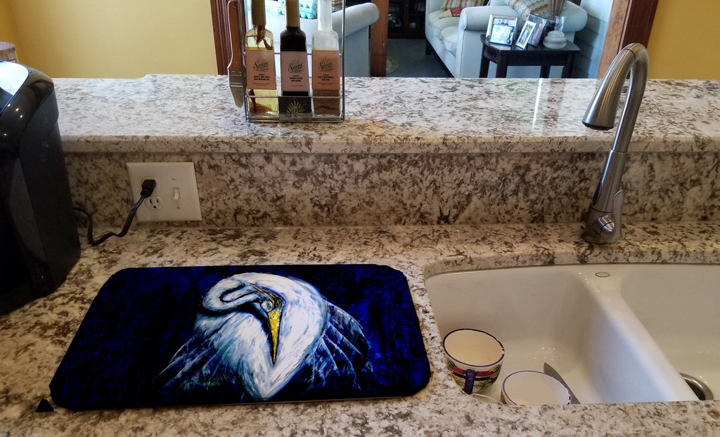 Heron Freshen Up Dish Drying Mat Absorbent Dish Drying Mat Pad for Kitchen Counter Dish Drainer Mat for Countertop, 14 x 21", Multicolor