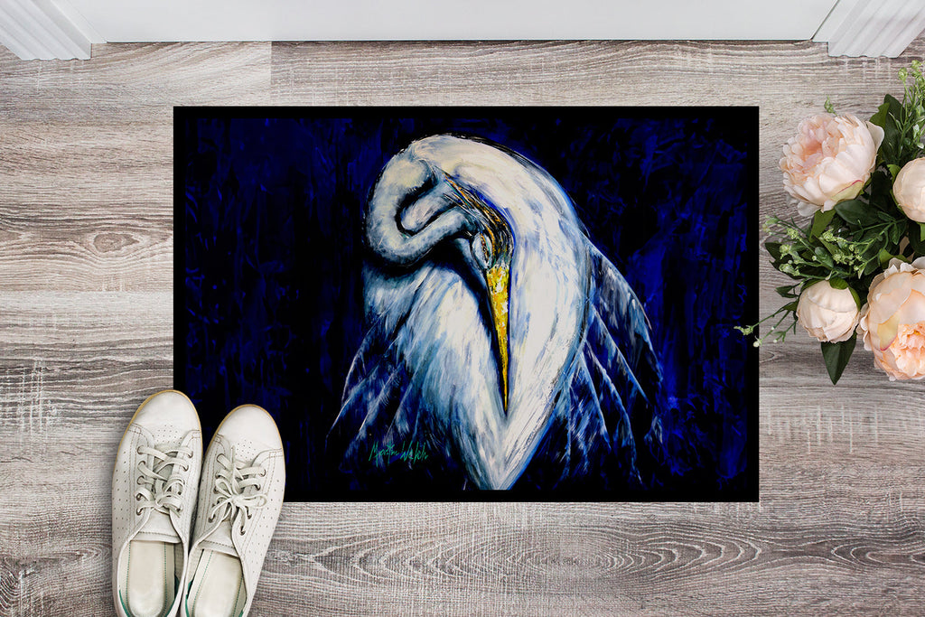 Heron Freshen Up Doormat Indoor Outdoor 24H X 36W Front Door Mat Rugs for Entryway, Non Slip Washable Low Pile,