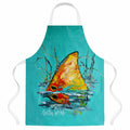In The Marsh Red Fish Apron Cooking Kitchen Server Baking Crafts Gardening for Adult Women Men, Unisex, Large, Multicolor