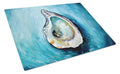 J Mac Oyster Cutting Board Tempered Glass Kitchen Cutting Surface, Heat Resistant Chopping, Non-Slip Feet, Food Prep & Serving