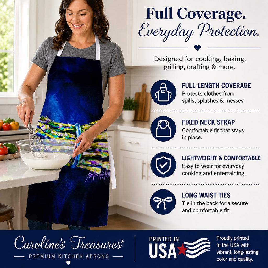 Jaimie's Bunch Asparagas Apron Cooking Kitchen Server Baking Crafts Gardening for Adult Women Men, Unisex, Large, Multicolor